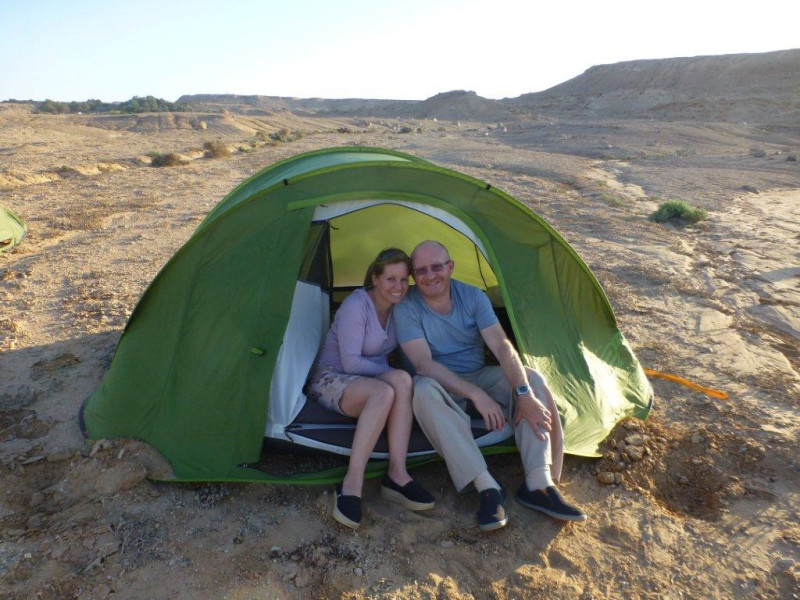 Camping in Western Sahara