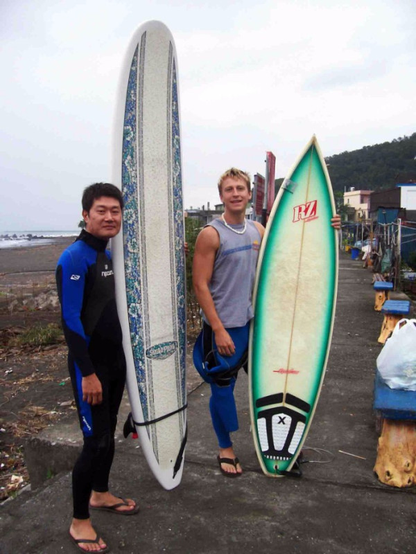 Surfing in Taiwan