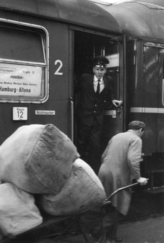 1966 - a job as a train conductor