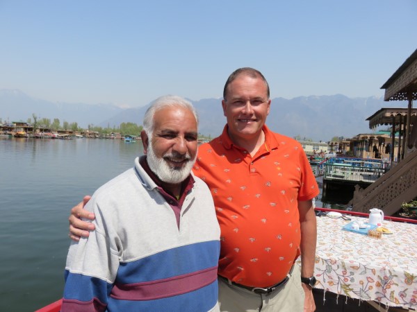 Kashmir with guide, 2017
