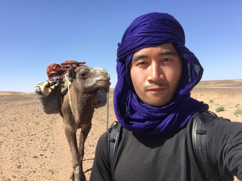 Trekking in the Sahara