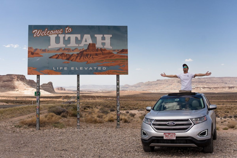A road trip in Utah