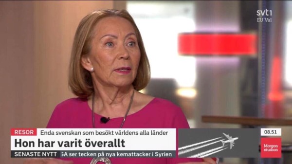 Interview on the morning news, Swedish TV