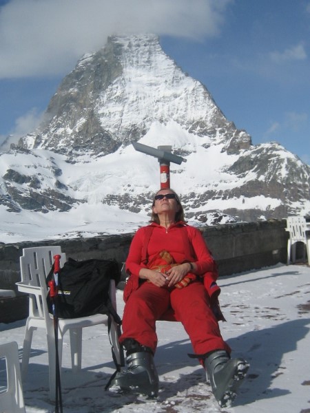 Enjoying skiing at Matterhorn