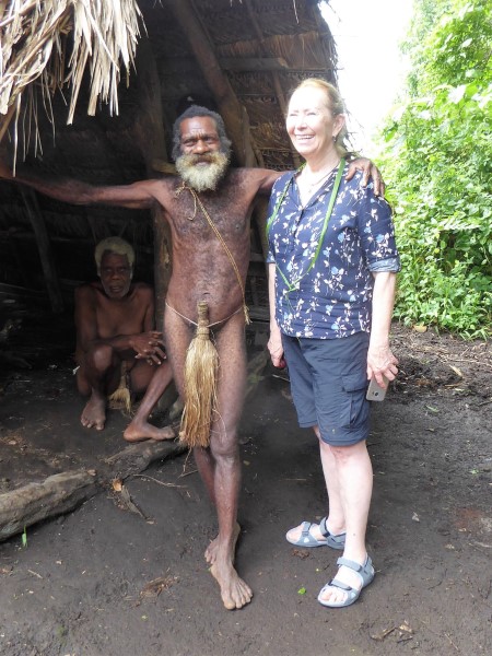 With the medicine man, Vanuatu
