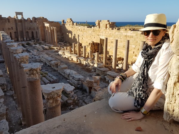 At the mesmerising ruins of Leptis Magna, Libya