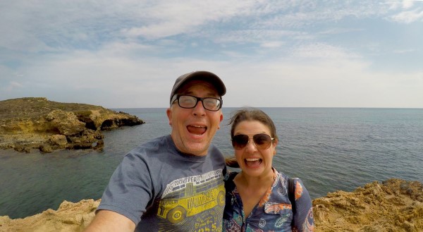 While in Tunisia, Mike surprised Angela with a visit to Ras Angela, the northernmost point on the African continent