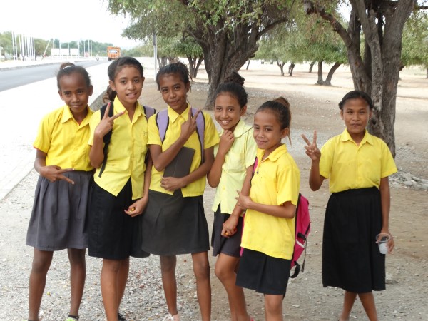 These schoolgirls in Timor-Leste's exclave of Oecussi are part of Chapter 11