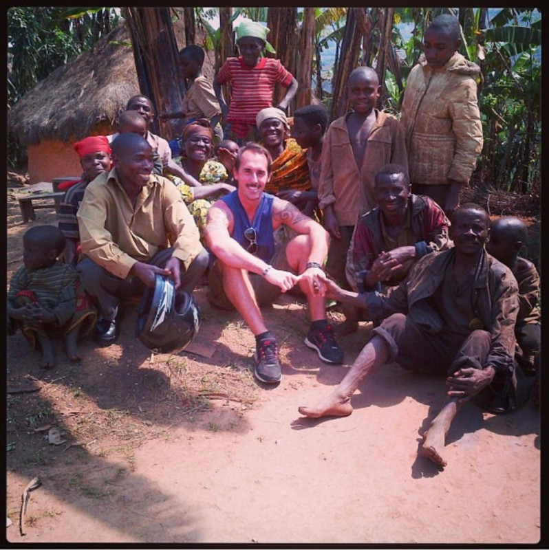 With the pygmies, Burundi