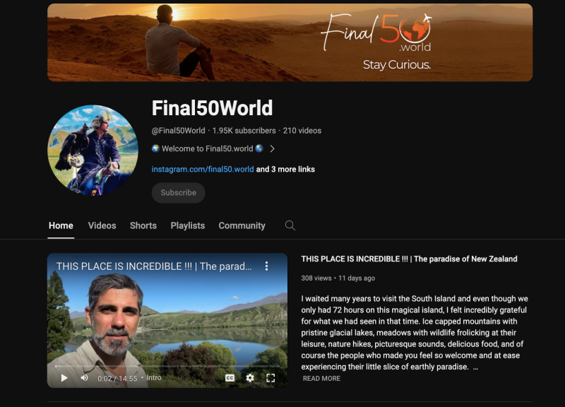 Final50 YouTube Channel
