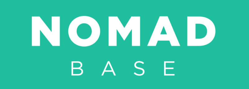 Nomad Base logo in NomadMania's Ultimate Guide to the Digital Nomad Lifestyle