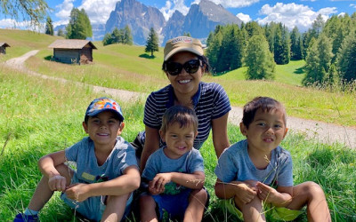 Interview with Wani Baumgartner: Globe-Trotting Mother of Three