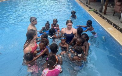 The Story of Teaching Swimming to Liberian Kids