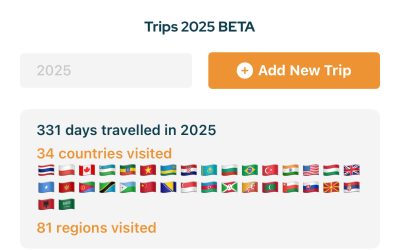A Major Upgrade to Trip Entry and Travel Statistics