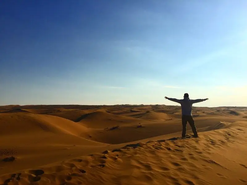 Maranjab Desert in Iran