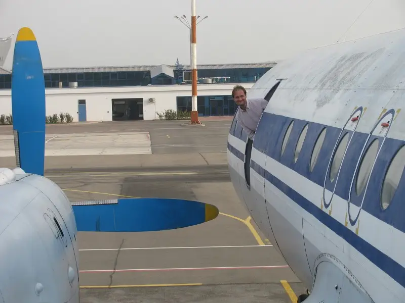 Chisinau Ilyushin 18 flight