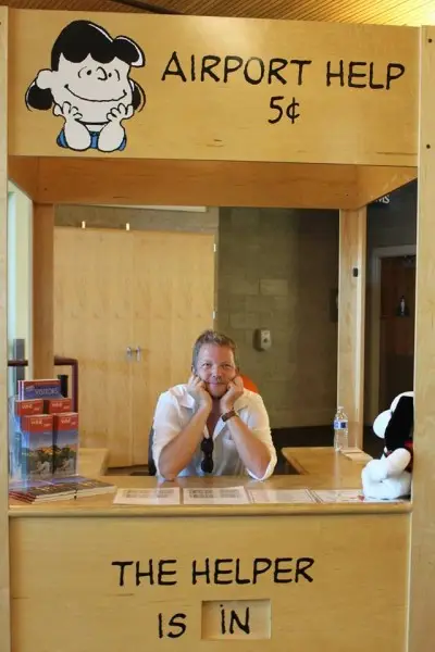 The airport helper in Santa Rosa, California