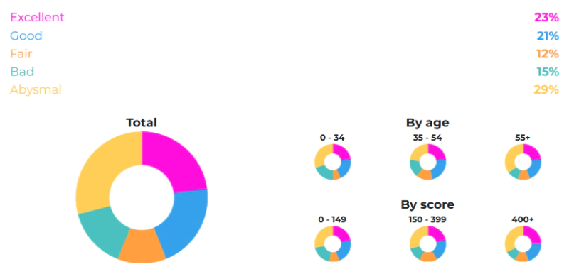 Overall, how do you rate your own government’s performance dealing with the pandemic? (please consider the country you have registered with in NomadMania)