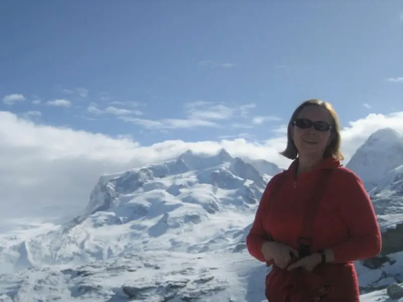 Skiing in Cervinia, Italy