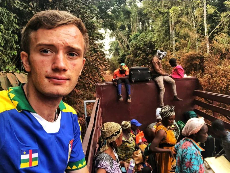 Hitch-hiking from Bangui to Dzangha Sangha, Central African Republic