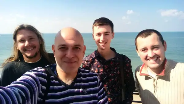 The experience in Israel is also part of the book...