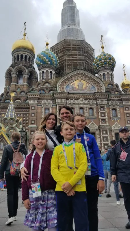 The Clayburns in Moscow