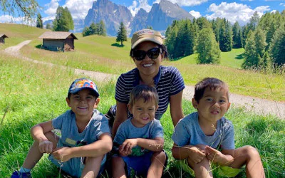 Interview with Wani Baumgartner: Globe-Trotting Mother of Three