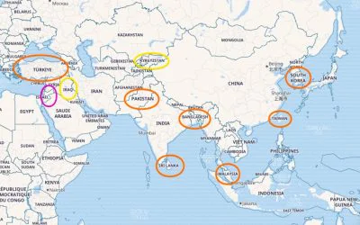 Batch 4 – Regional Changes – Asian Countries